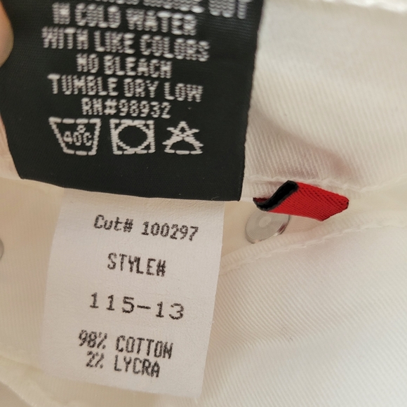 NWT Red Engine white flared boot cut jeans size 31 size 10 - Picture 10 of 11